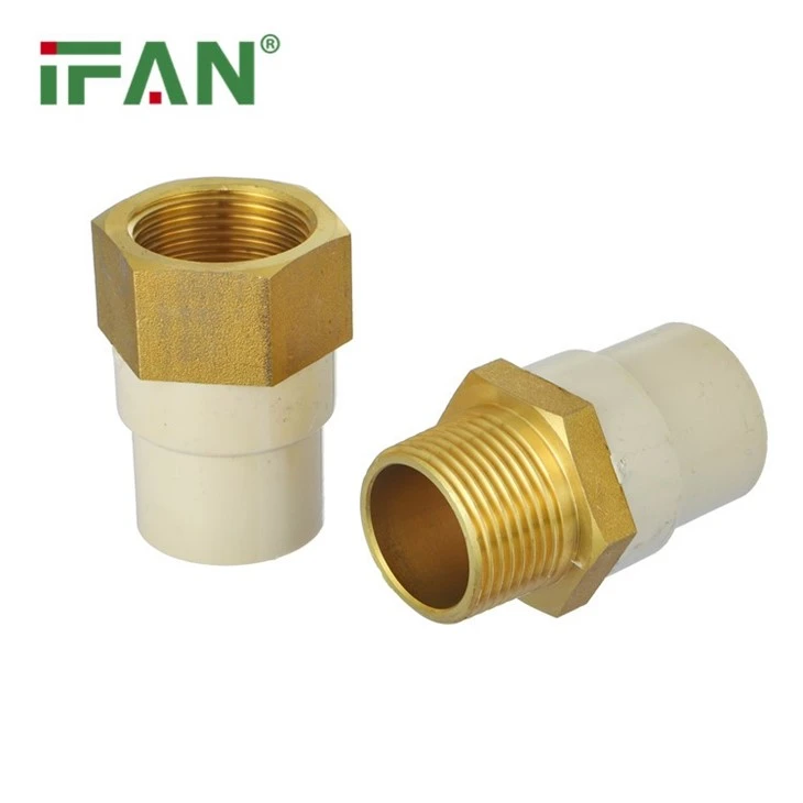 Beige CPVC Seated Male Female Socket