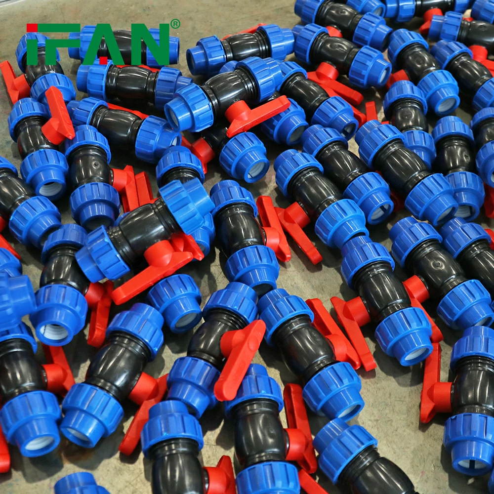 HDPE plast kugleventil til vandforsyning