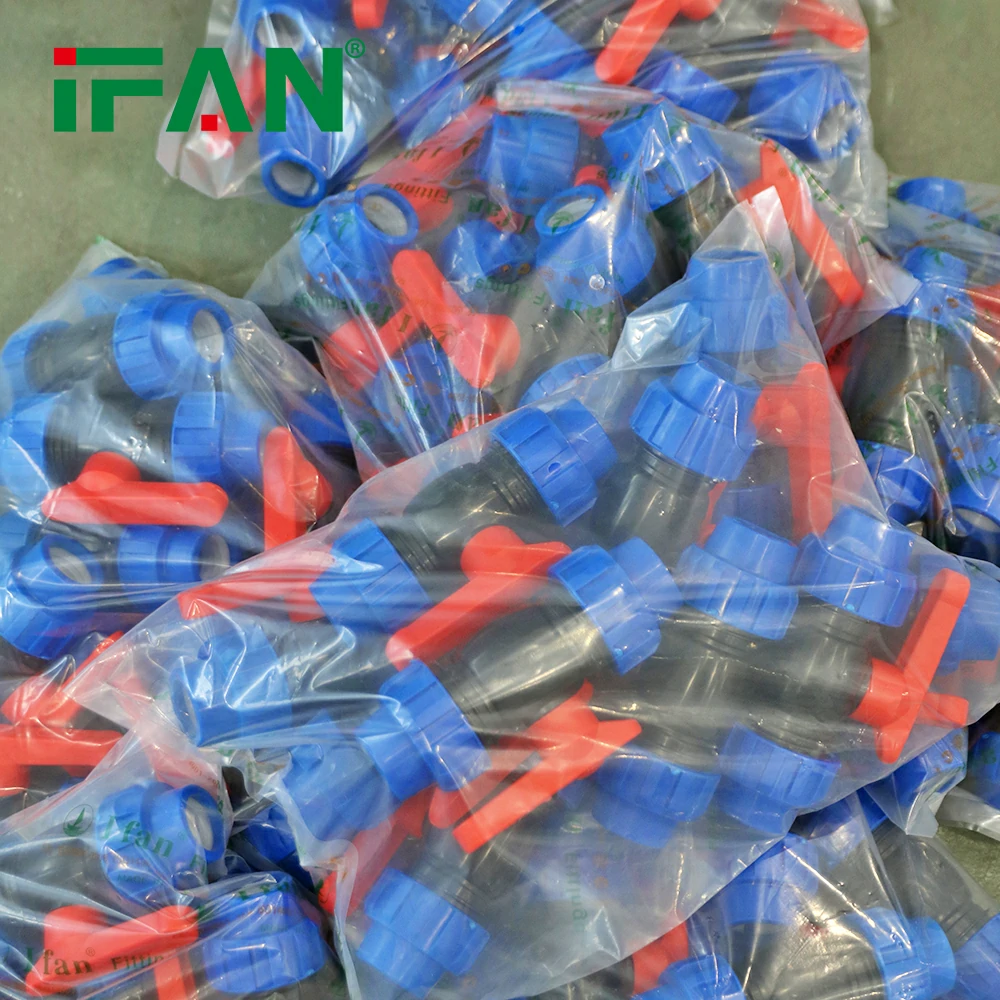 HDPE kugleventil med gevind ender